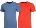 4F ZESTAW 2szt. 2-PAK MĘSKA KOSZULKA T-SHIRT 100% BAWEŁNA / rozm M