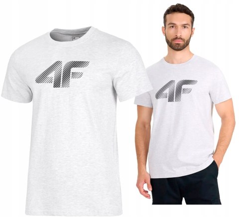 4F MĘSKA KOSZULKA T-SHIRT 100% BAWEŁNA / rozm XXXL 3XL