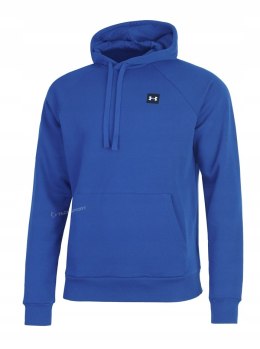 UNDER ARMOUR OCIEPLANA MĘSKA BLUZA Z KAPTUREM KANGURKA BAWEŁNA / rozm L