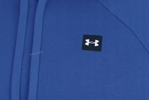 UNDER ARMOUR OCIEPLANA MĘSKA BLUZA Z KAPTUREM KANGURKA BAWEŁNA / rozm L
