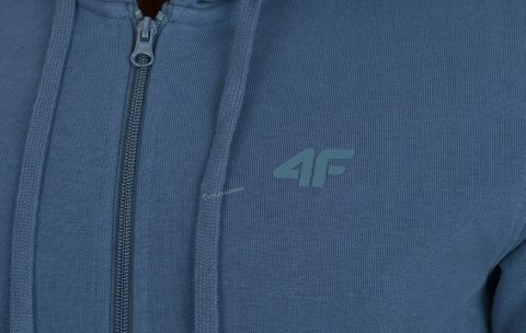 4F MĘSKA BLUZA Z KAPTUREM BAWEŁNA ROZPINANA / rozm XXL