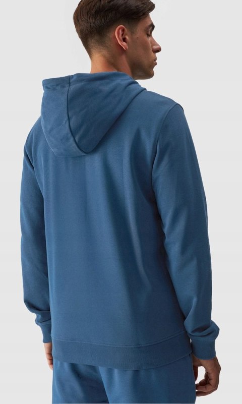 4F MĘSKA BLUZA Z KAPTUREM BAWEŁNA ROZPINANA / rozm XXL