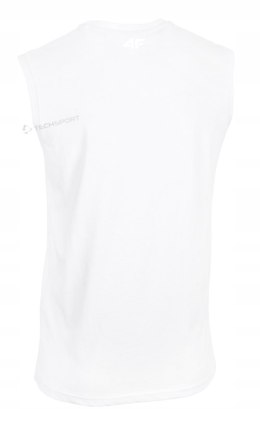 4F MĘSKA KOSZULKA BEZRĘKAWNIK BAWEŁNA / rozm L