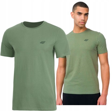4F MĘSKA KOSZULKA T-SHIRT 100% BAWEŁNA / rozm XXXXL 4XL