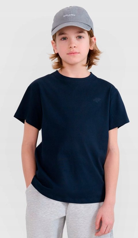 4F CHŁOPIĘCA KOSZULKA T-SHIRT BAWEŁNA / rozm 134