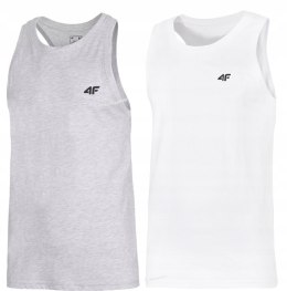 4F ZESTAW 2szt. 2-PAK KOSZULKA NA RAMIĄCZKACH / rozm M