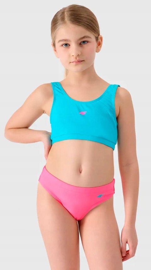 4F DZIEWCZĘCY TRZYCZĘŚCIOWY STRÓJ BIKINI KOSTIUM ZESTAW rozm 158/164
