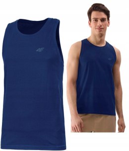 4F MĘSKA KOSZULKA NA RAMIĄCZKACH BAWEŁNA / rozm XL