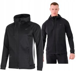 4F MĘSKA SPORTOWA BLUZA Z KAPTUREM ROZPINANA TERMOAKTYWNA / rozm XXXL 3XL