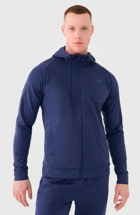 4F MĘSKA SPORTOWA BLUZA Z KAPTUREM ROZPINANA TERMOAKTYWNA / rozm XXL