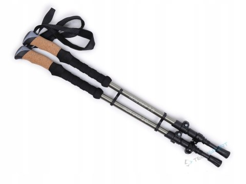 FJORD NANSEN IRON GRIP | SKŁADANE KIJE TREKINGOWE | ULTRALEKKIE | 67-145cm