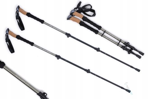 KIJE TREKINGOWE FJORD NANSEN IRON GRIP 2.0 | LEKKIE SKŁADANE | 67-145cm