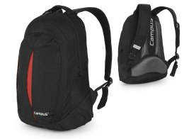 LEKKI PLECAK TURYSTYCZNY CAMPUS KOOL 20 | WENTYLOWANY | CZARNY