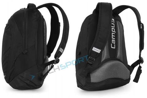 LEKKI PLECAK TURYSTYCZNY CAMPUS KOOL 20 | WENTYLOWANY | CZARNY