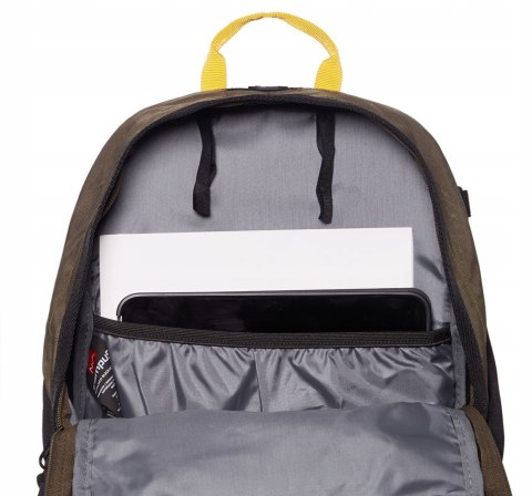 WYGODNY WENTYLOWANY PLECAK MIEJSKI CAMPUS MULLACO | POJEMNOŚĆ 30L | OLIWKA