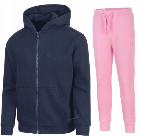 4F OCIEPLANY DZIEWCZĘCY DRES KOMPLET BLUZA SPODNIE / rozm 158