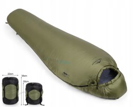 CIEPŁY ŚPIWÓR FJORD NANSEN KJOLEN XL | DO -16st | 1,4KG | OLIWKA | PRAWY