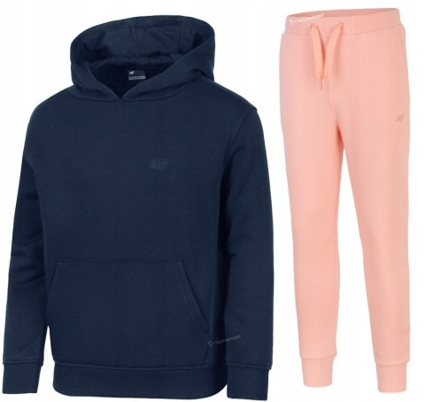 4F OCIEPLANY DZIEWCZĘCY DRES KOMPLET BLUZA SPODNIE / rozm 164