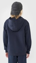 4F OCIEPLANA CHŁOPIĘCA BLUZA ROZPINANA Z KAPTUREM / rozm 140