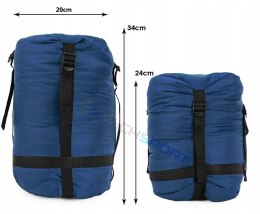 ŚPIWÓR MUMIA CAMPUS PIONEER 200 CIEPŁY TURYSTYCZNY | ZAMEK LEWY | NIEBIESKI