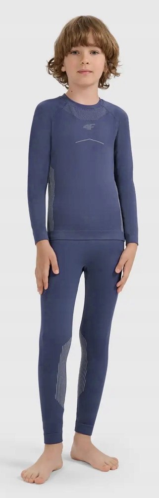4F KOMPLET JUNIORSKA BIELIZNA TERMOAKTYWNA TERMICZNA DZIECIĘCA rozm 128/134