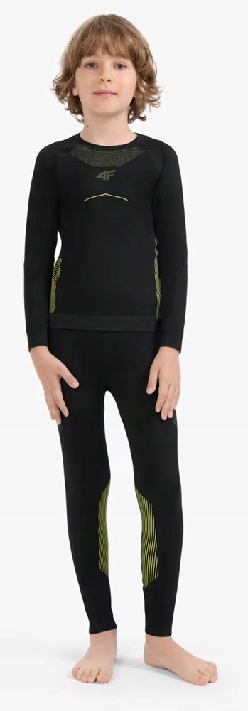 4F KOMPLET JUNIORSKA BIELIZNA TERMOAKTYWNA TERMICZNA DZIECIĘCA rozm 128/134