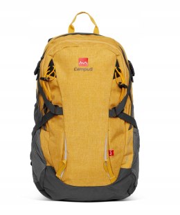 LEKKI POJEMNY PLECAK SZKOLNY CAMPUS MULLACO 30 | WENTYLOWANY | ŻÓŁTY