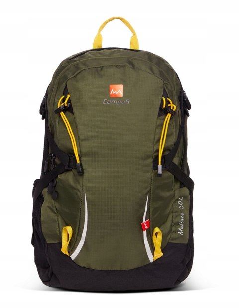 WYGODNY PLECAK TURYSTYCZNY CAMPUS MULLACO 30L | LEKKI WENTYLOWANY | OLIWKA
