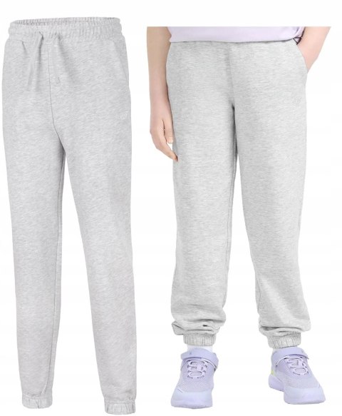 4F OCIEPLANE DZIEWCZĘCE SPODNIE DRESOWE BAWEŁNA / rozm 152