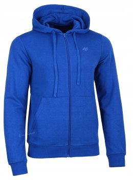 4F MĘSKA BLUZA Z KAPTUREM BAWEŁNA ROZPINANA / rozm M
