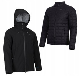 BERGSON EVERFOLK | MĘSKA KURTKA ZIMOWA Z KAPTUREM 3w1 | MEMBRANA 10000 |XXL