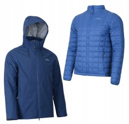 BERGSON EVERFOLK | MĘSKA KURTKA ZIMOWA Z KAPTUREM 3w1 | MEMBRANA 10000 | M