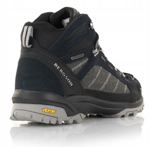MARKOWE MĘSKIE BUTY TREKKINGOWE BERGSON KADAM MID | WODOODPORNE | 44
