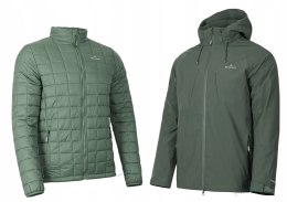 ZIMOWA MĘSKA KURTKA 3W1 Z KAPTUREM BERGSON EVERFOLK | MEMBRANA 10000 | L