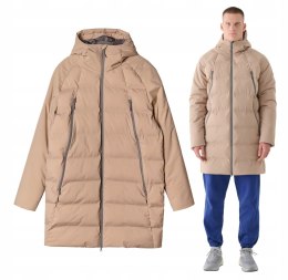 4F MĘSKI PUCHOWY PIKOWANY PŁASZCZ MĘSKI Z KAPTUREM | MEMBRANA 10000 | XL