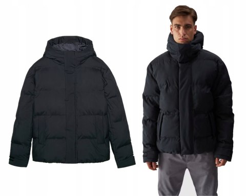 4F MĘSKA KURTKA PUCHOWA Z KAPTUREM | Z IZOLACJĄ | POWŁOKA HYDROFOBOWA | XL