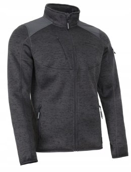 MARKOWA CIEPŁA MĘSKA BLUZA POLAROWA BERGSON LUNO WARMPILE | ZE STÓJKĄ | XL