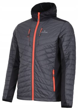 MARKOWA MĘSKA KURTKA BLUZA HYBRYDOWA Z KAPTUREM BERGSON VITALPEAK | rozm L