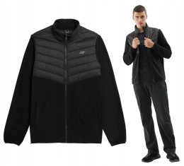 4F MĘSKA BLUZA POLAR PUCHOWY ZE STÓJKĄ ROZPINANY | rozm XL