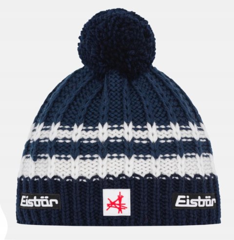 CIEPŁA CZAPKA ZIMOWA Z WEŁNY MERINO EISBAR KOVA POMPON | KOLEKCJA 2026