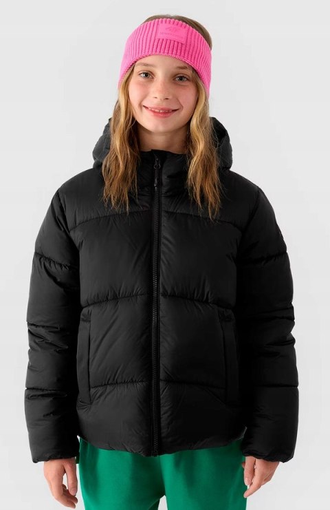 4F DZIEWCZĘCA ZIMOWA KURTKA PUCHOWA PIKOWANA / rozm 152