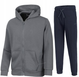 4F CHŁOPIĘCY DRES KOMPLET BLUZA ROZPINANA SPODNIE / rozm 158