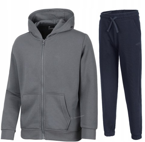 4F CHŁOPIĘCY DRES KOMPLET BLUZA ROZPINANA SPODNIE / rozm 158