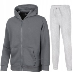 4F OCIEPLANY CHŁOPIĘCY DRES KOMPLET BLUZA ROZPINANA SPODNIE / rozm 158