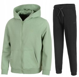 4F OCIEPLANY CHŁOPIĘCY DRES KOMPLET BLUZA ROZPINANA SPODNIE / rozm 164