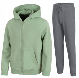 4F OCIEPLANY CHŁOPIĘCY DRES KOMPLET BLUZA ROZPINANA SPODNIE / rozm 164