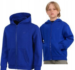 4F OCIEPLANA CHŁOPIĘCA BLUZA ROZPINANA Z KAPTUREM / rozm 158