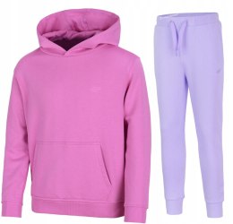 4F OCIEPLANY DZIEWCZĘCY DRES KOMPLET BLUZA SPODNIE / rozm 158