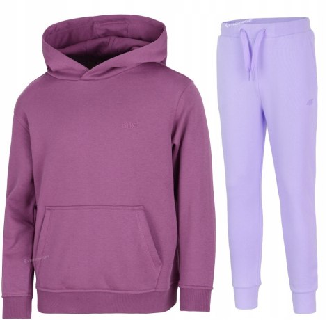 4F OCIEPLANY DZIEWCZĘCY DRES KOMPLET BLUZA SPODNIE / rozm 158