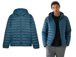 4F MĘSKA KURTKA PUCHOWA PIKOWANA Z KAPTUREM | LEKKA WYGODNA | rozm L